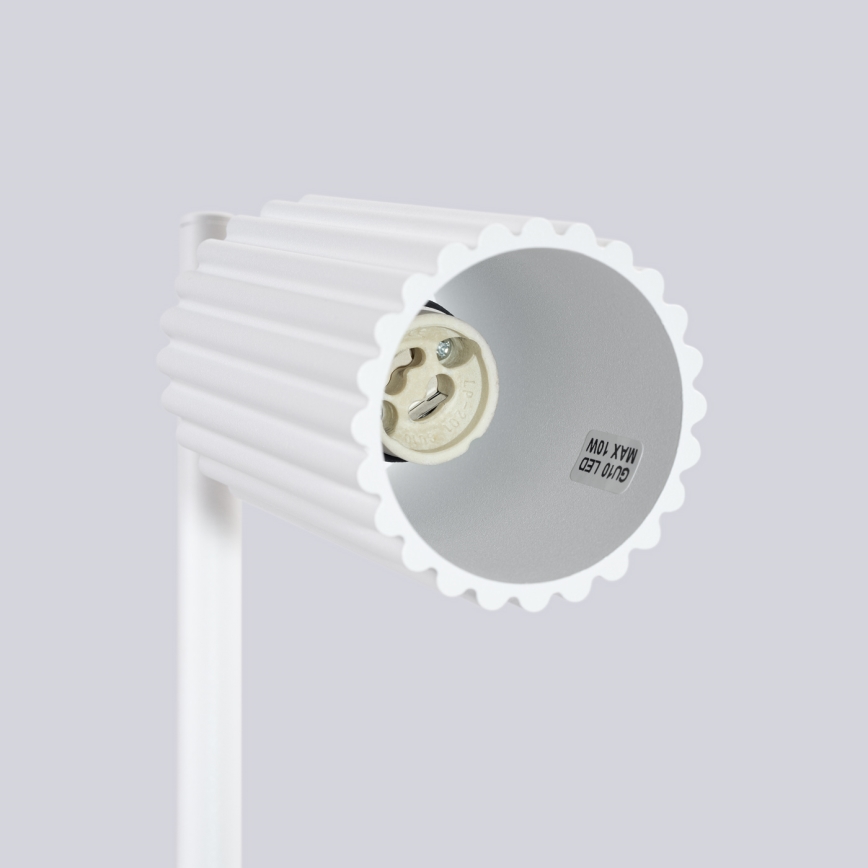 Tischleuchte KARBON 1xGU10/10W/230V weiß