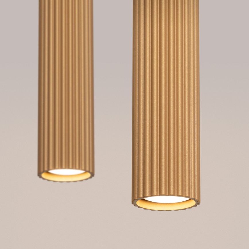 Hängeleuchte KARBON 2xGU10/10W/230V golden