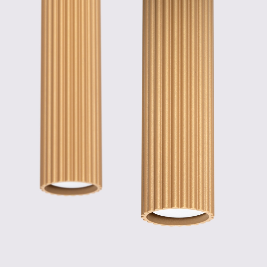 Hängeleuchte KARBON 2xGU10/10W/230V golden