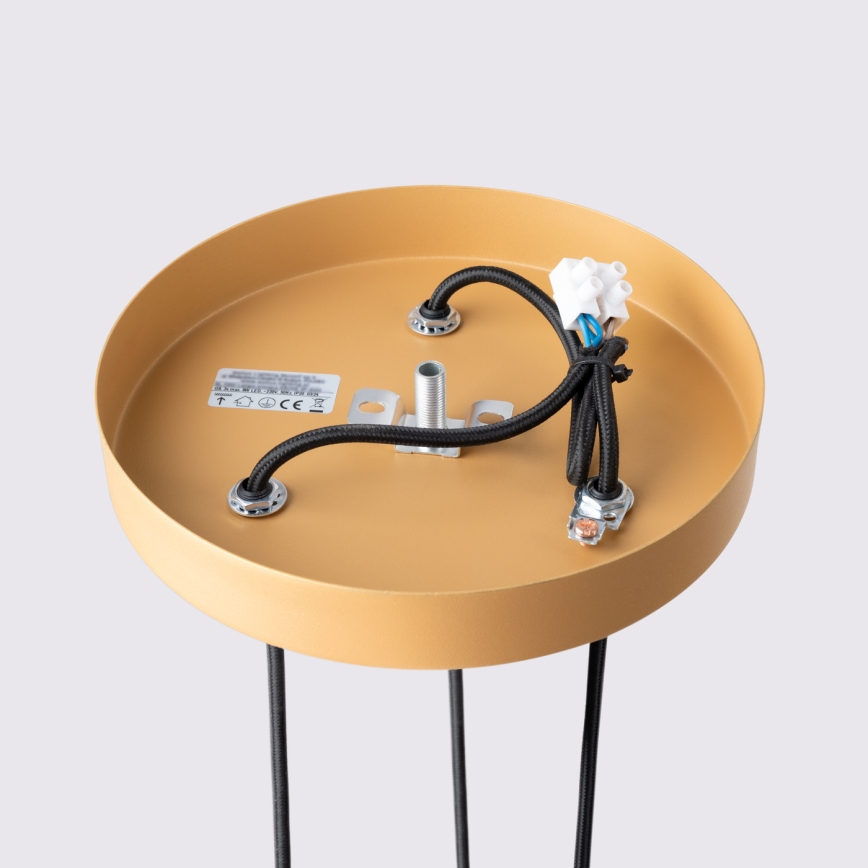 Hängeleuchte KARBON 3xGU10/10W/230V golden