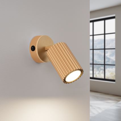 Wandstrahler KARBON 1xGU10/10W/230V golden