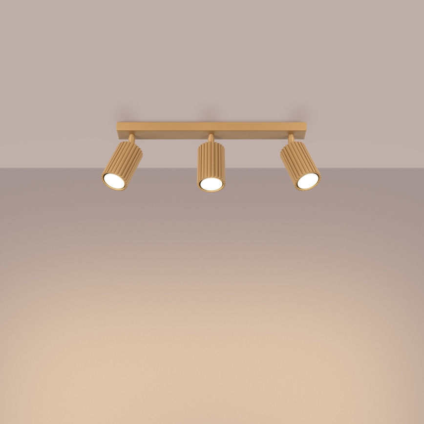 Strahler KARBON 3xGU10/10W/230V golden