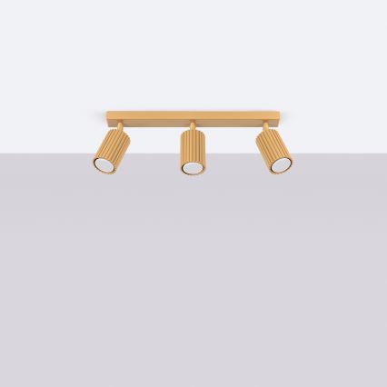 Strahler KARBON 3xGU10/10W/230V golden