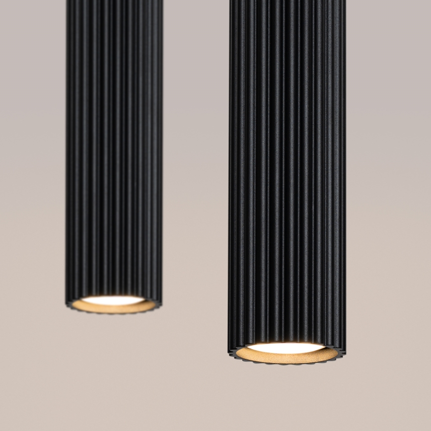 Hängeleuchte KARBON 2xGU10/10W/230V schwarz