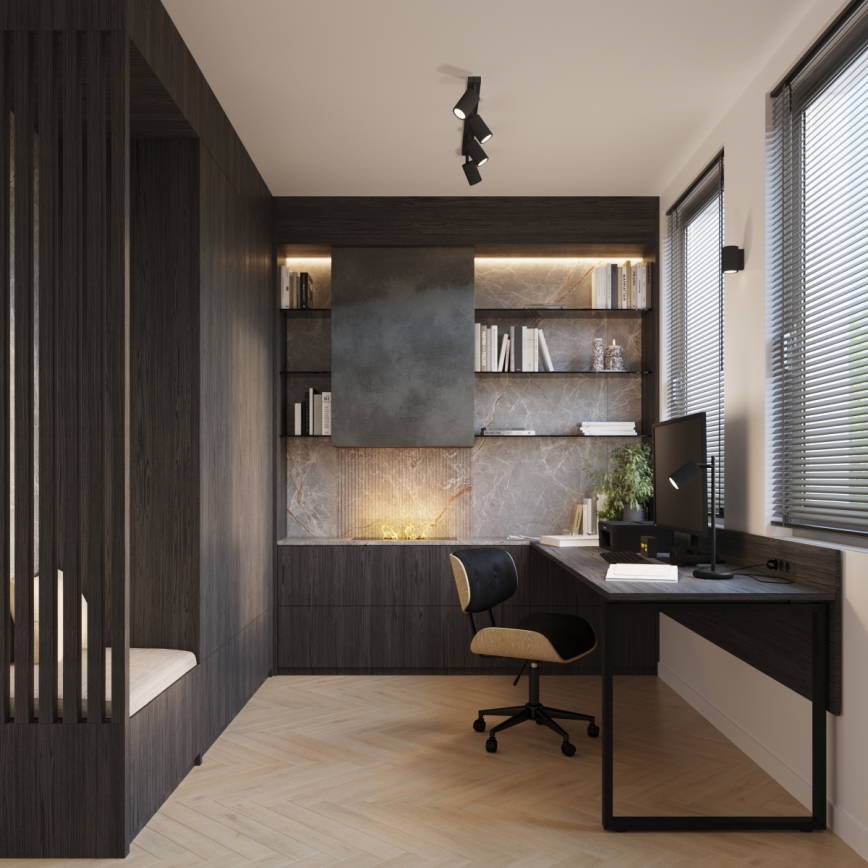 Tischleuchte KARBON 1xGU10/10W/230V schwarz