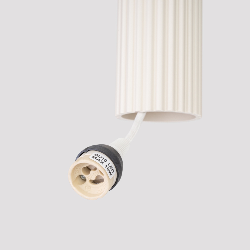 Hängeleuchte KARBON 2xGU10/10W/230V cremefarben