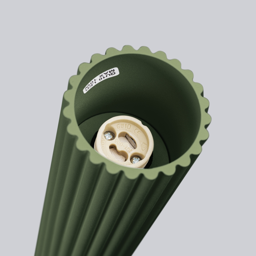 Strahler KARBON 1xGU10/10W/230V 30 cm grün