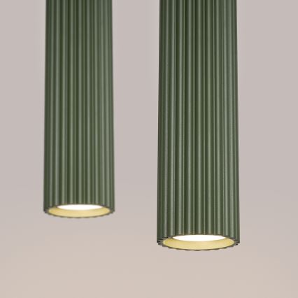 Hängeleuchte KARBON 2xGU10/10W/230V grün