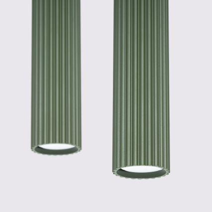 Hängeleuchte KARBON 2xGU10/10W/230V grün