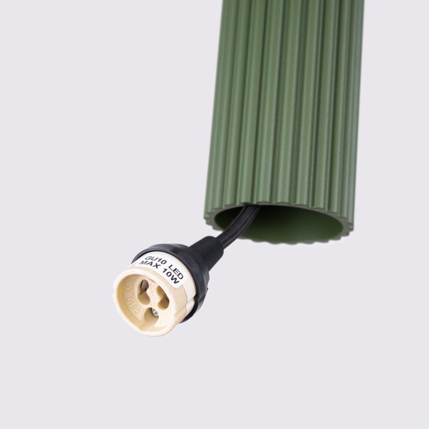 Hängeleuchte KARBON 2xGU10/10W/230V grün