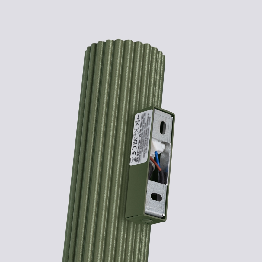Wandleuchte KARBON 2xGU10/10W/230V grün