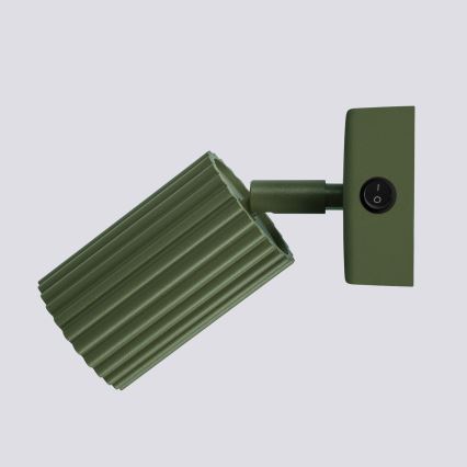 Wandstrahler KARBON 1xGU10/10W/230V grün