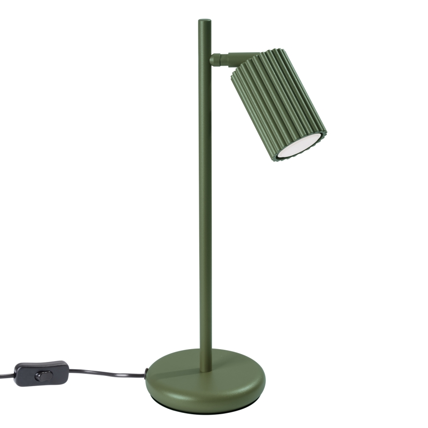 Tischleuchte KARBON 1xGU10/10W/230V grün