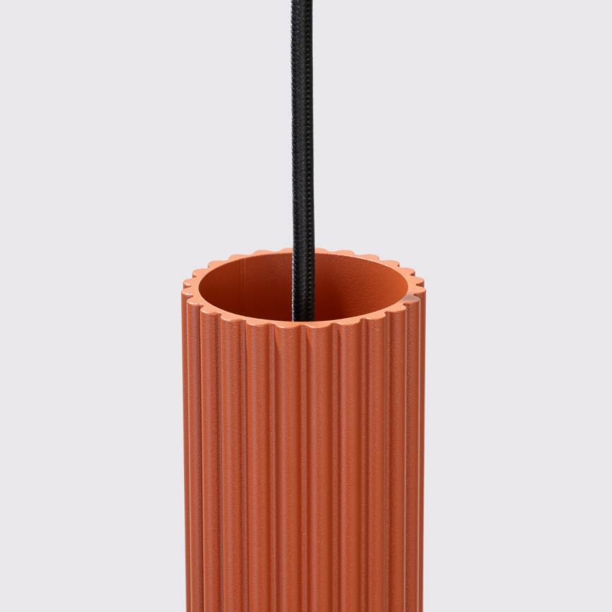 Hängeleuchte KARBON 2xGU10/10W/230V rot