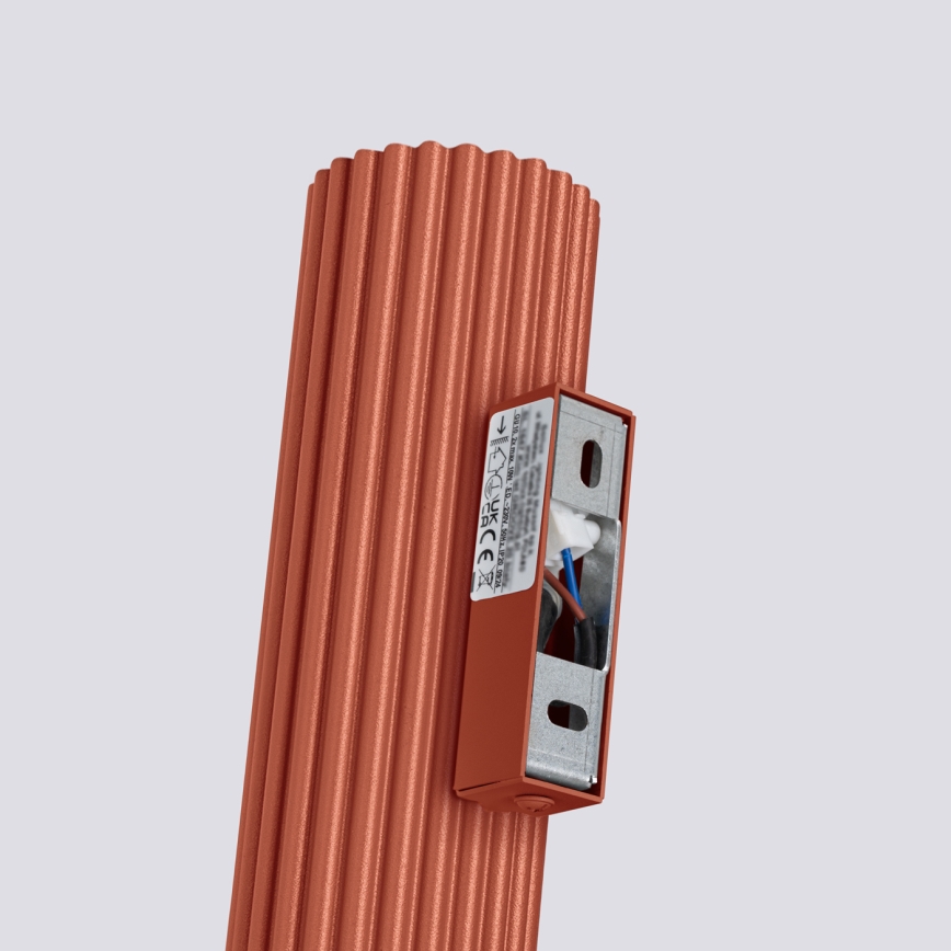 Wandleuchte KARBON 2xGU10/10W/230V rot