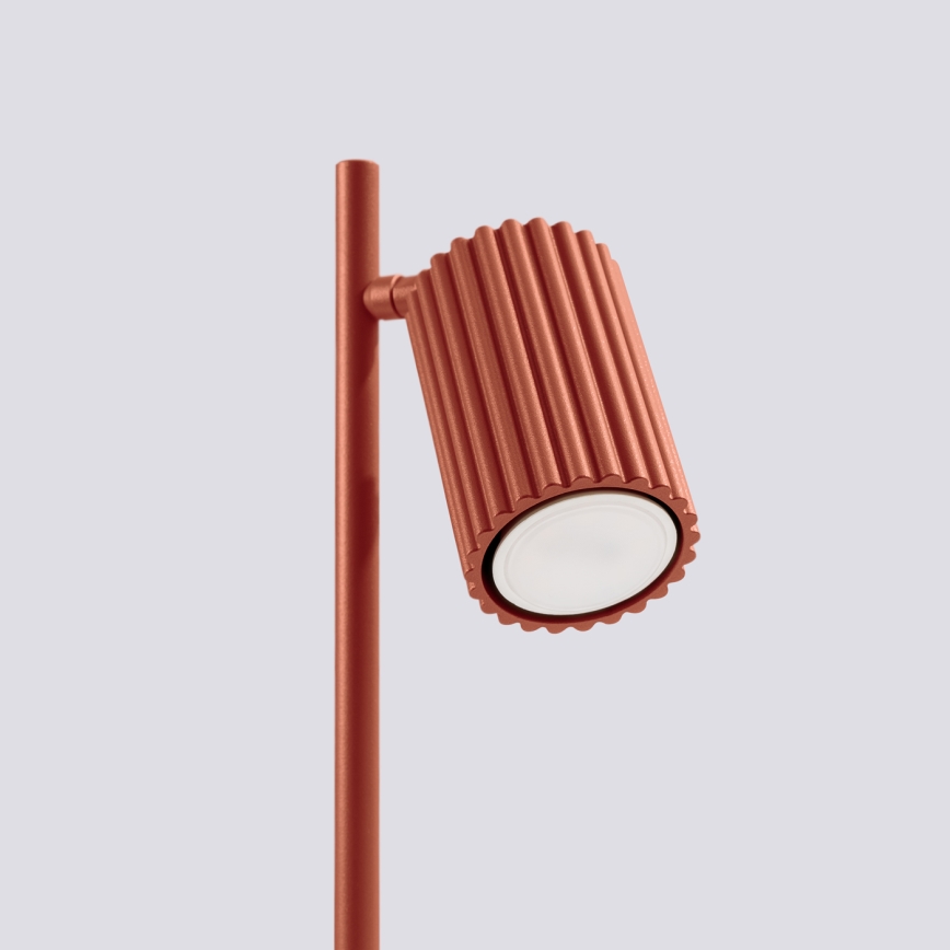 Tischleuchte KARBON 1xGU10/10W/230V rot