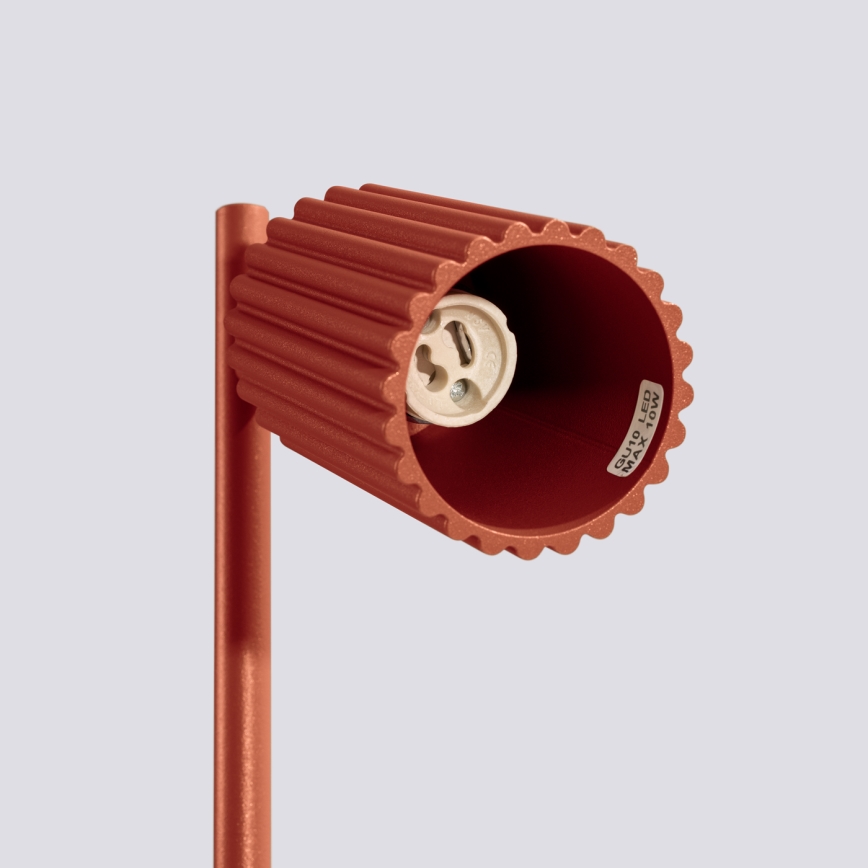 Tischleuchte KARBON 1xGU10/10W/230V rot