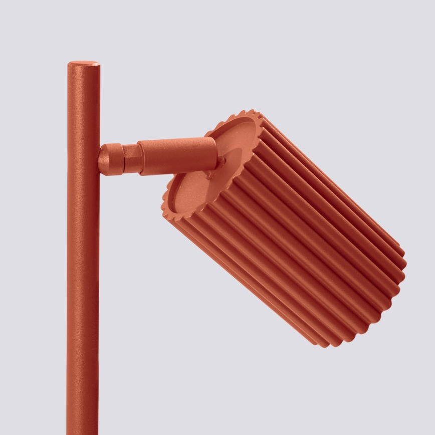 Tischleuchte KARBON 1xGU10/10W/230V rot