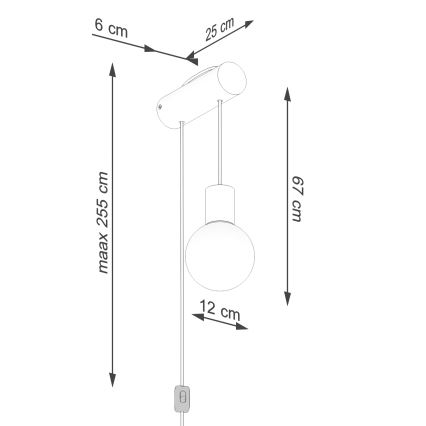 Wandleuchte NIBMI 1xG9/8W/230V Buche