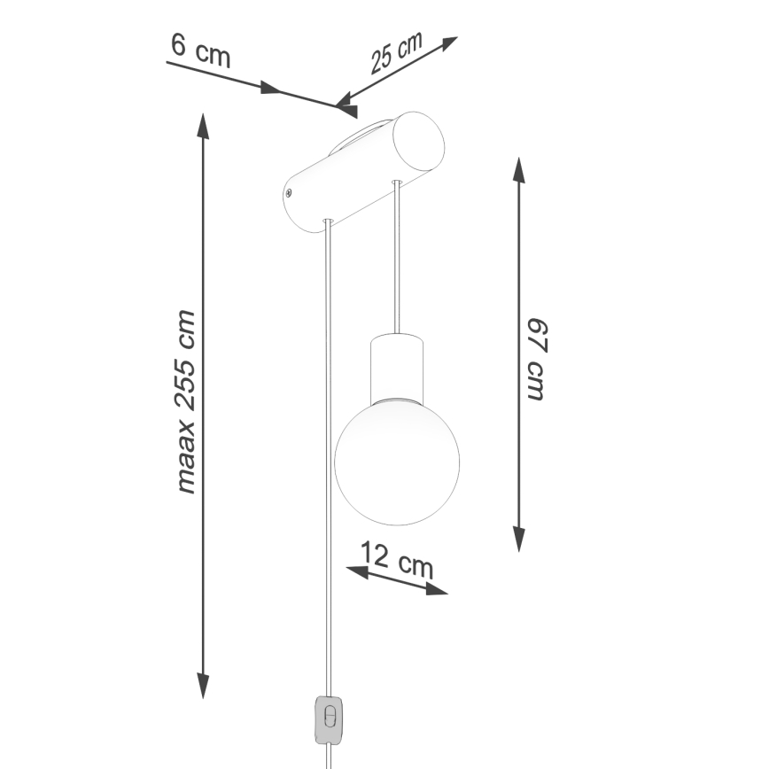 Wandleuchte NIBMI 1xG9/8W/230V Buche
