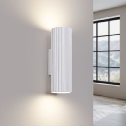 Wandleuchte KARBON 2xGU10/10W/230V weiß