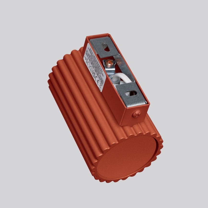 Wandleuchte KARBON 1xGU10/10W/230V rot