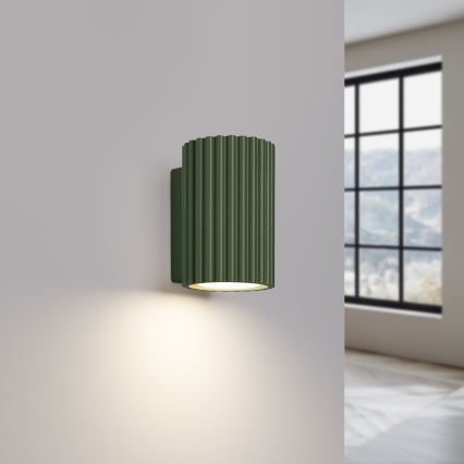 Wandleuchte KARBON 1xGU10/10W/230V grün