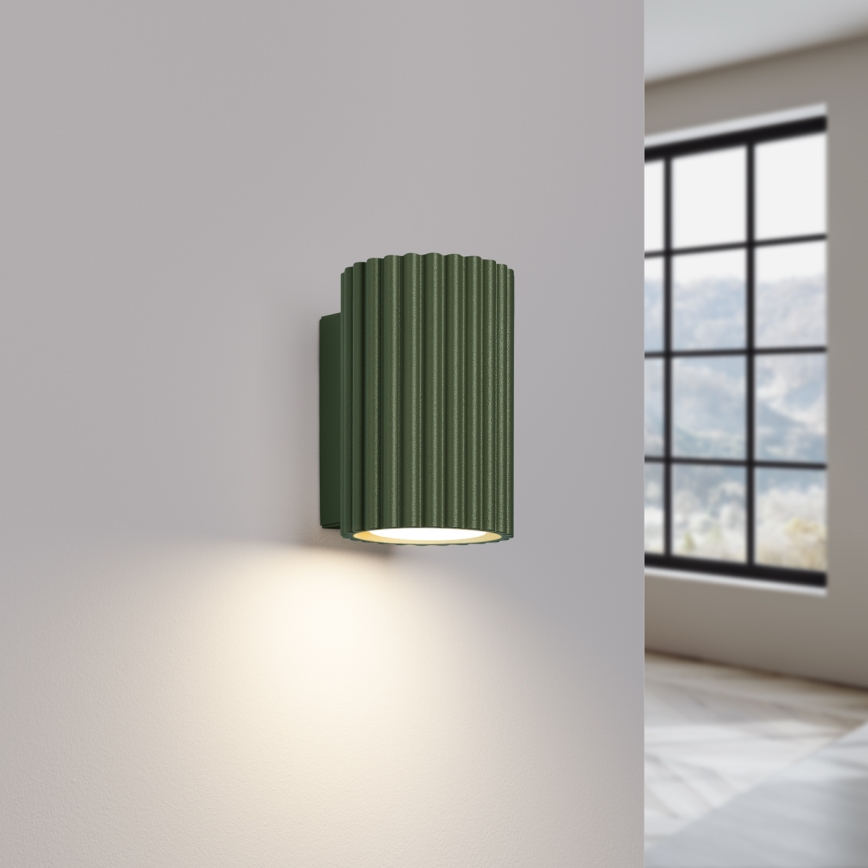 Wandleuchte KARBON 1xGU10/10W/230V grün