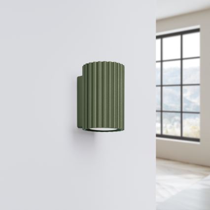 Wandleuchte KARBON 1xGU10/10W/230V grün