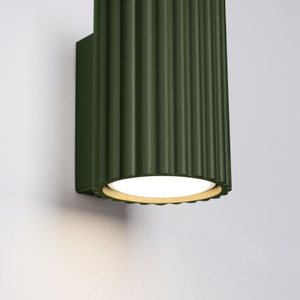 Wandleuchte KARBON 1xGU10/10W/230V grün
