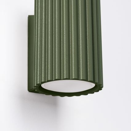 Wandleuchte KARBON 1xGU10/10W/230V grün