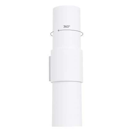 Wandleuchte FLASH 2xE27/15W/230V weiß