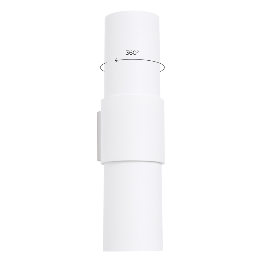 Wandleuchte FLASH 2xE27/15W/230V weiß