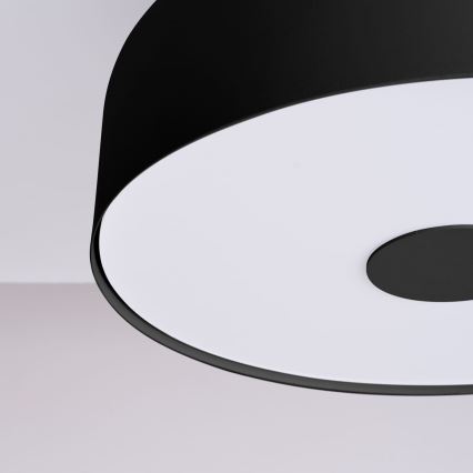 Deckenleuchte OMIQ 4x E27/15W/230V Ø 30 cm, schwarz