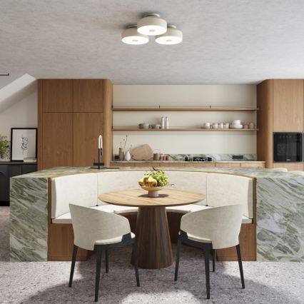 Deckenleuchte OMIQ 4xE27/15W/230V, Ø 30 cm, cremefarben