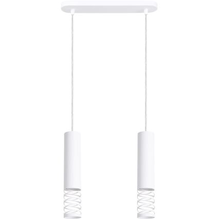 Hängeleuchte LAMI 2xGU10/10W/230V weiß