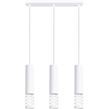 Hängeleuchte LAMI 3xGU10/10W/230V weiß