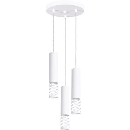 Hängeleuchte LAMI 3xGU10/10W/230V weiß