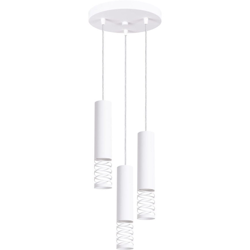Hängeleuchte LAMI 3xGU10/10W/230V weiß