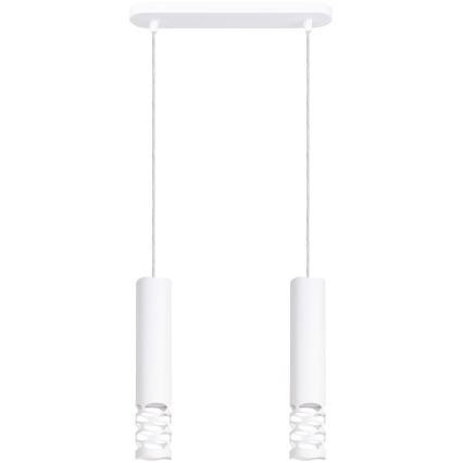Hängeleuchte LIRO 2xGU10/10W/230V weiß