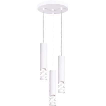 Hängeleuchte LIRO 3xGU10/10W/230V weiß