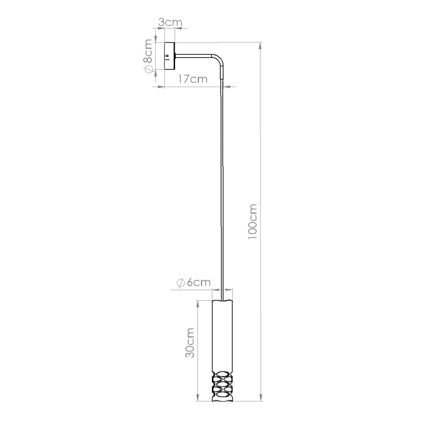 Wandleuchte LIRO 1xGU10/10W/230V weiß