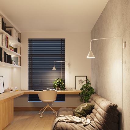 Wandleuchte NOX 1xE14/10W/230V weiß