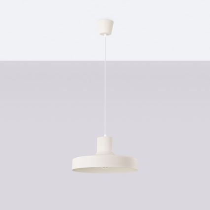 Hängeleuchte BILO 1xE27/15W/230V d 35 cm cremefarben