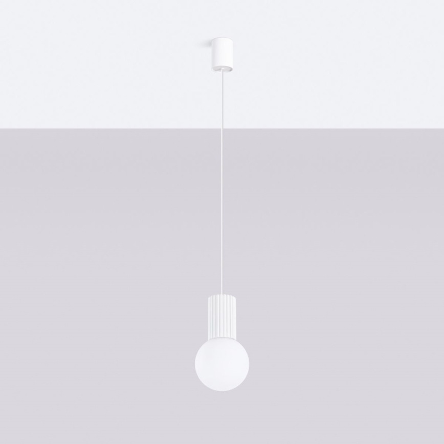 Hängeleuchte HALO 1xG9/8W/230V d 12 cm weiß