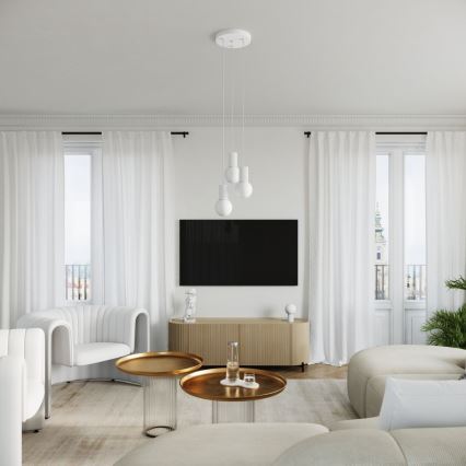 Hängeleuchte HALO 3xG9/8W/230V d 25 cm weiß