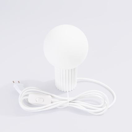 Tischleuchte HALO 1xG9/8W/230V d 12 cm weiß