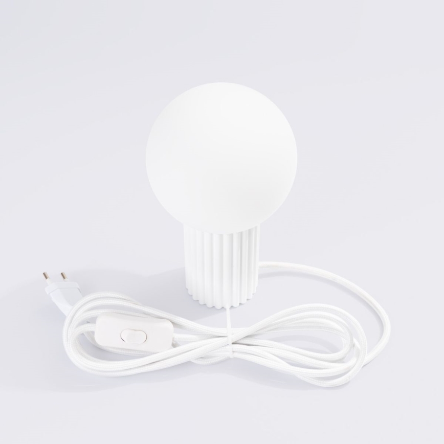 Tischleuchte HALO 1xG9/8W/230V d 12 cm weiß