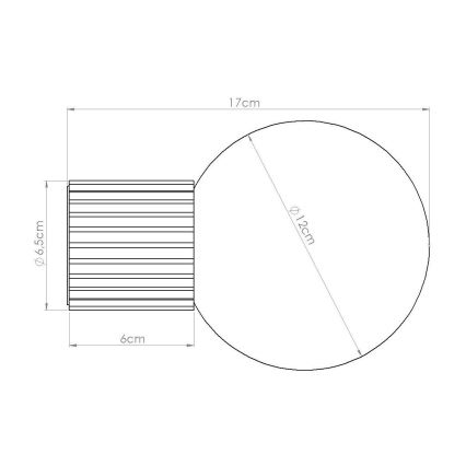 Badezimmer-Wandleuchte HALO 1xG9/8W/230V d 12 cm IP44 schwarz