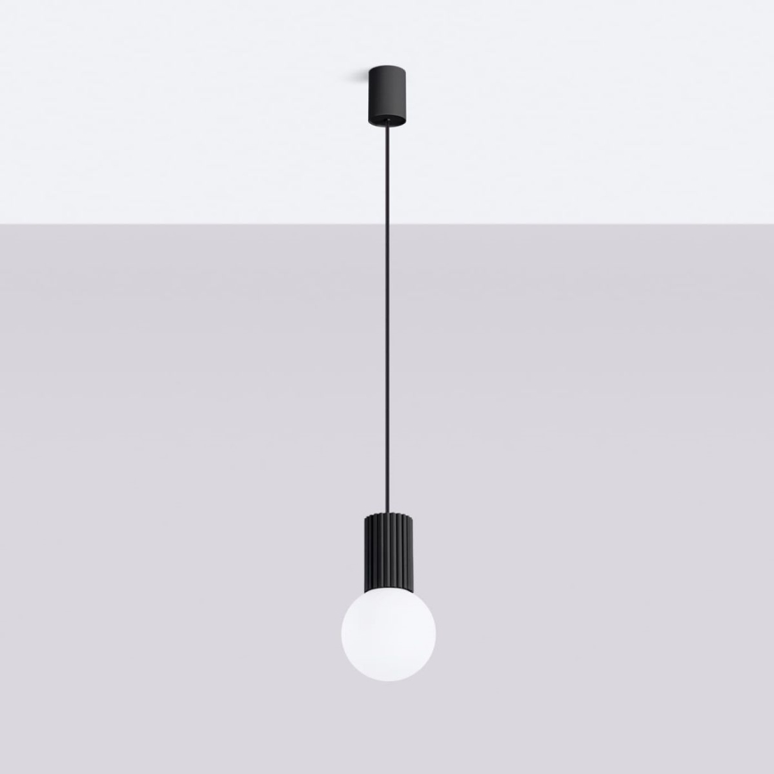 Hängeleuchte HALO 1xG9/8W/230V d 12 cm schwarz